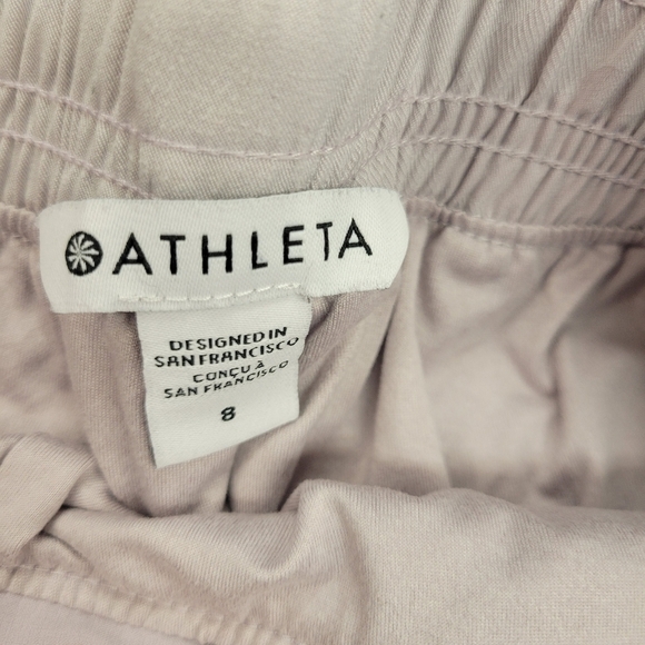 ATHLETA Brooklyn Lined Textured Jogger - Camo Lux Shasta Purple Size 8 - Picture 4 of 12